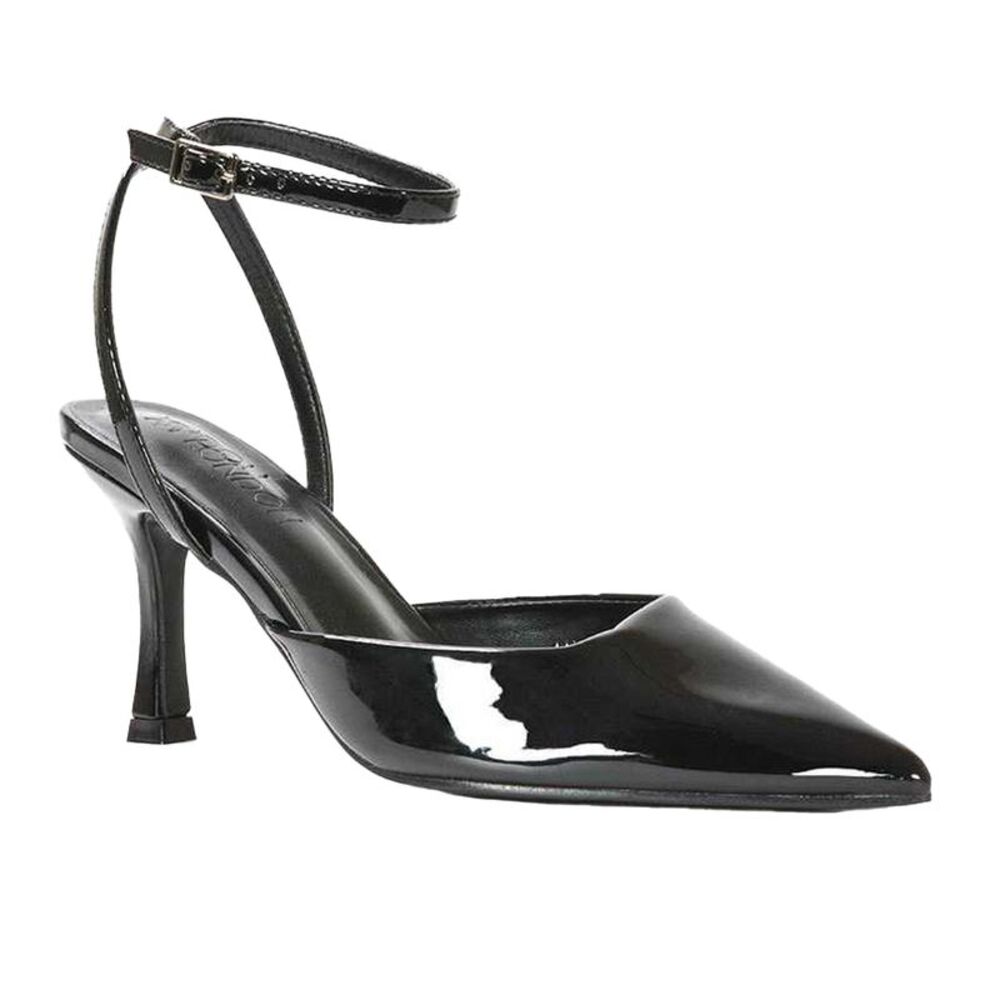 XY London Womens/Ladies Lacey May Court Shoes / True Black